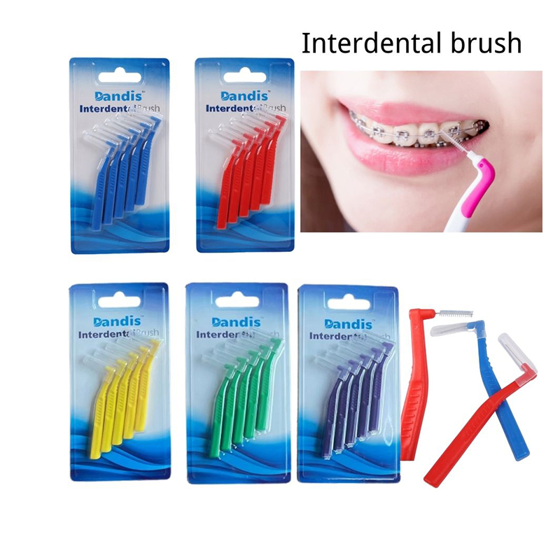 Lk-S31LK L Shape Steel Long Handle Interdental Brush Toothpick India Price