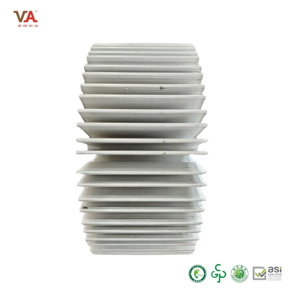 Automotive Industrial Heat Sink Electric Vehicle Battery Cooling Component Extrusion Aluminum Profile
