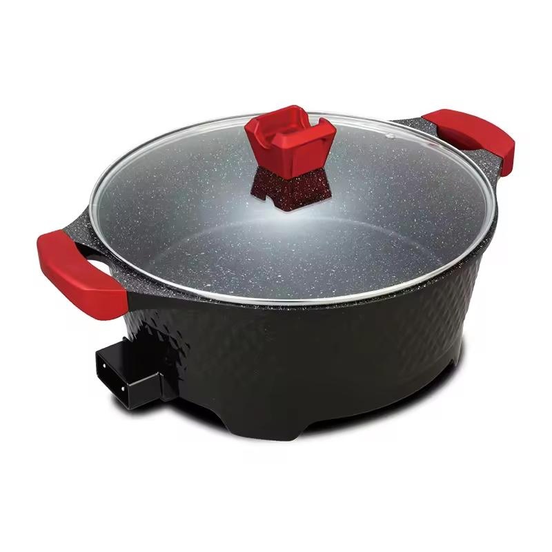 10L New Simple Design Multi Functional Hot Pot Aluminum Kitchen Electric Pan Non-Stick Cooking Pot