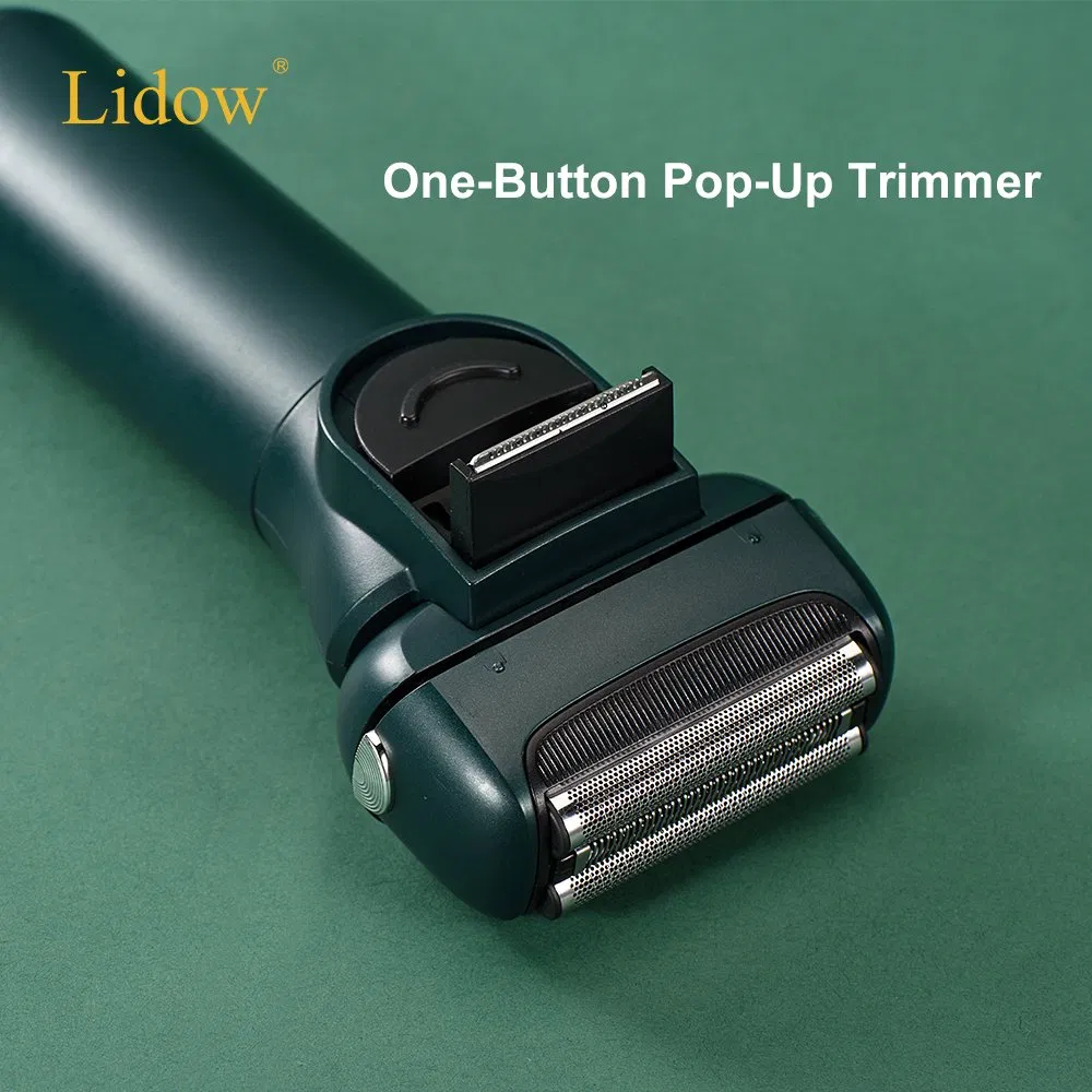 Two Reciprocating Floating Blades Electric Rechargeable Foil Shavers for Men