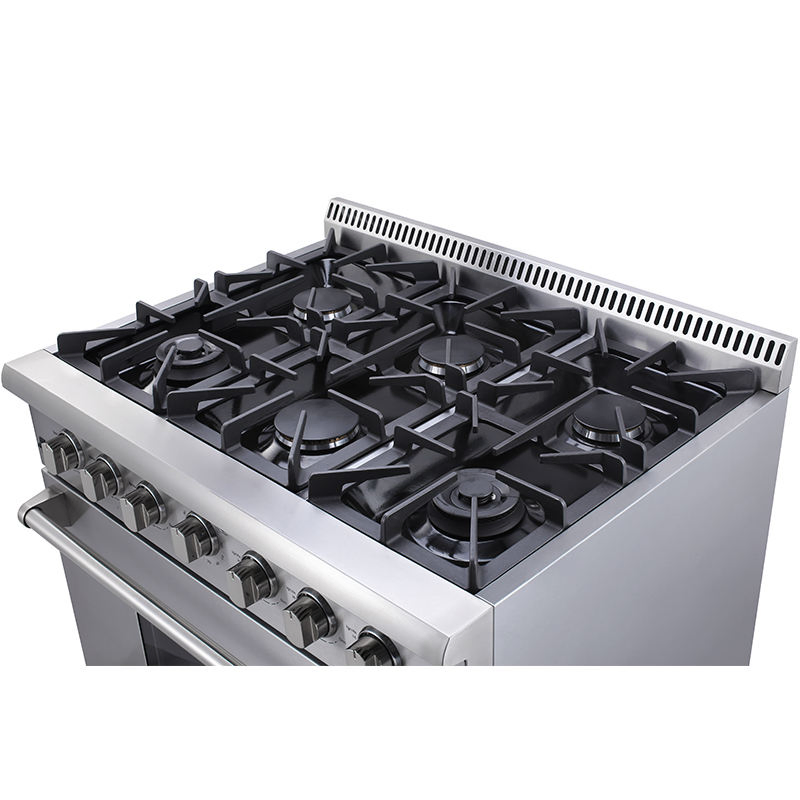 PRO-Style 90cm 147L 6 Burners Gas Ranges /Gas Cookers