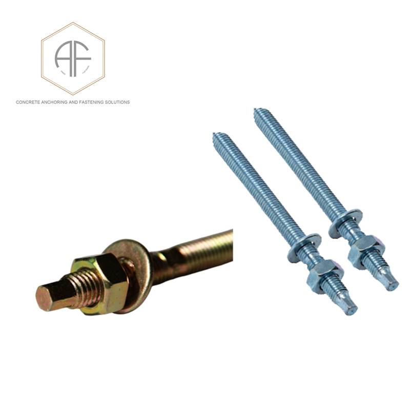 Анкерный болт M16 оцинкованный, углеродистая сталь