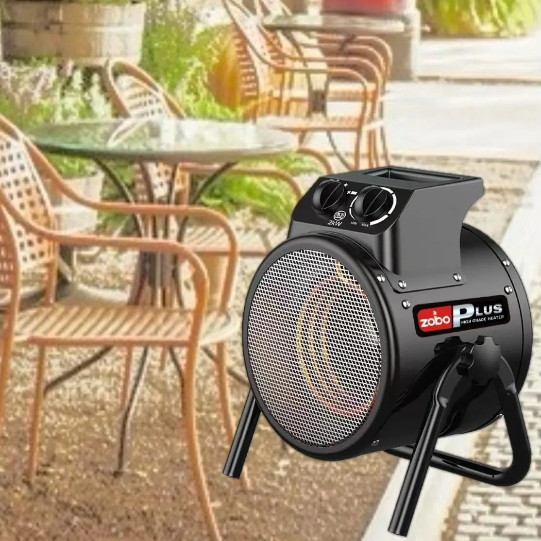 220V Finned Stainless Element Hot Air Home Using Fan Heater Electric