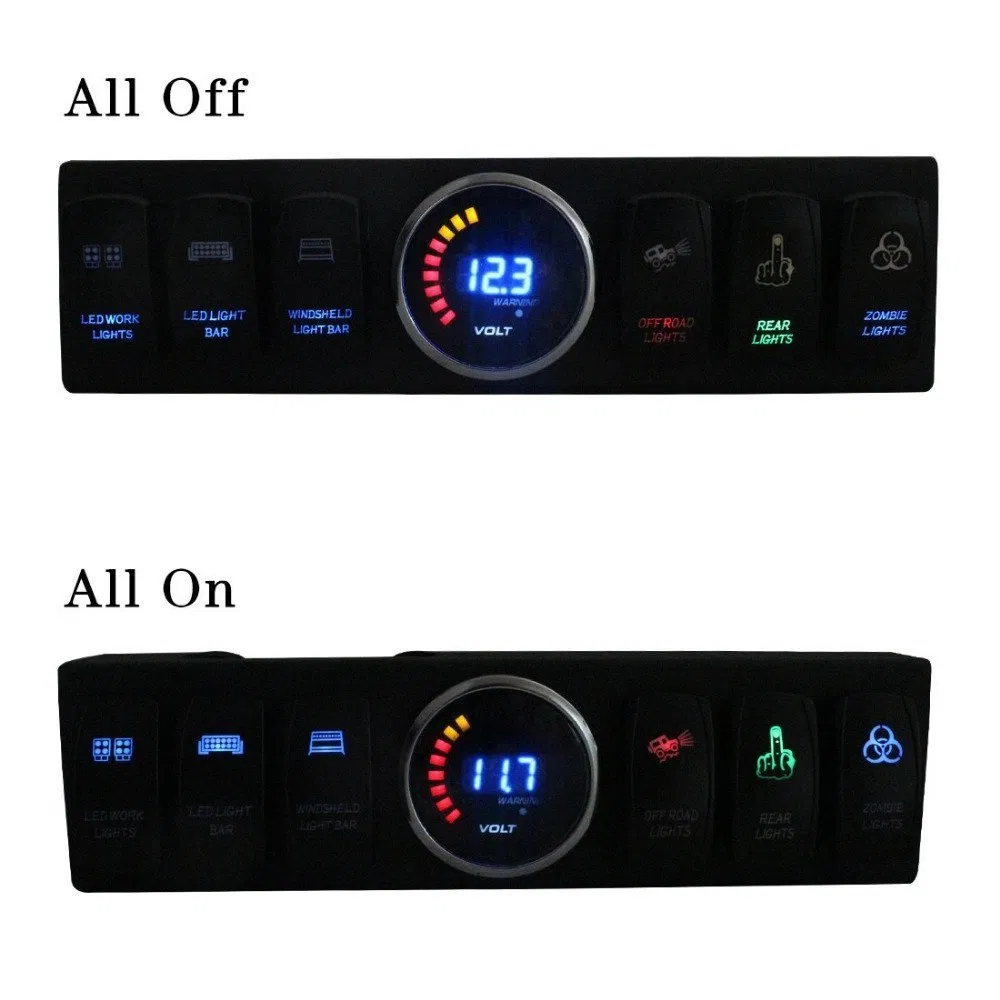 Jeep Wrangler 6-Switch Relay Panel Assembly