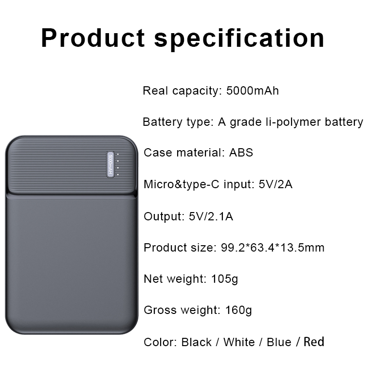 CE, RoHS, FCC, MSDS Approved 5000mAh 10000mAh 20000mAh Laptop Mobile Phone Portable Power Banks