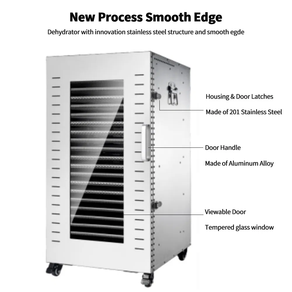 Best Jerky Biltong Maker Fruit Dehydration Food Dehydrator with 22 Trays