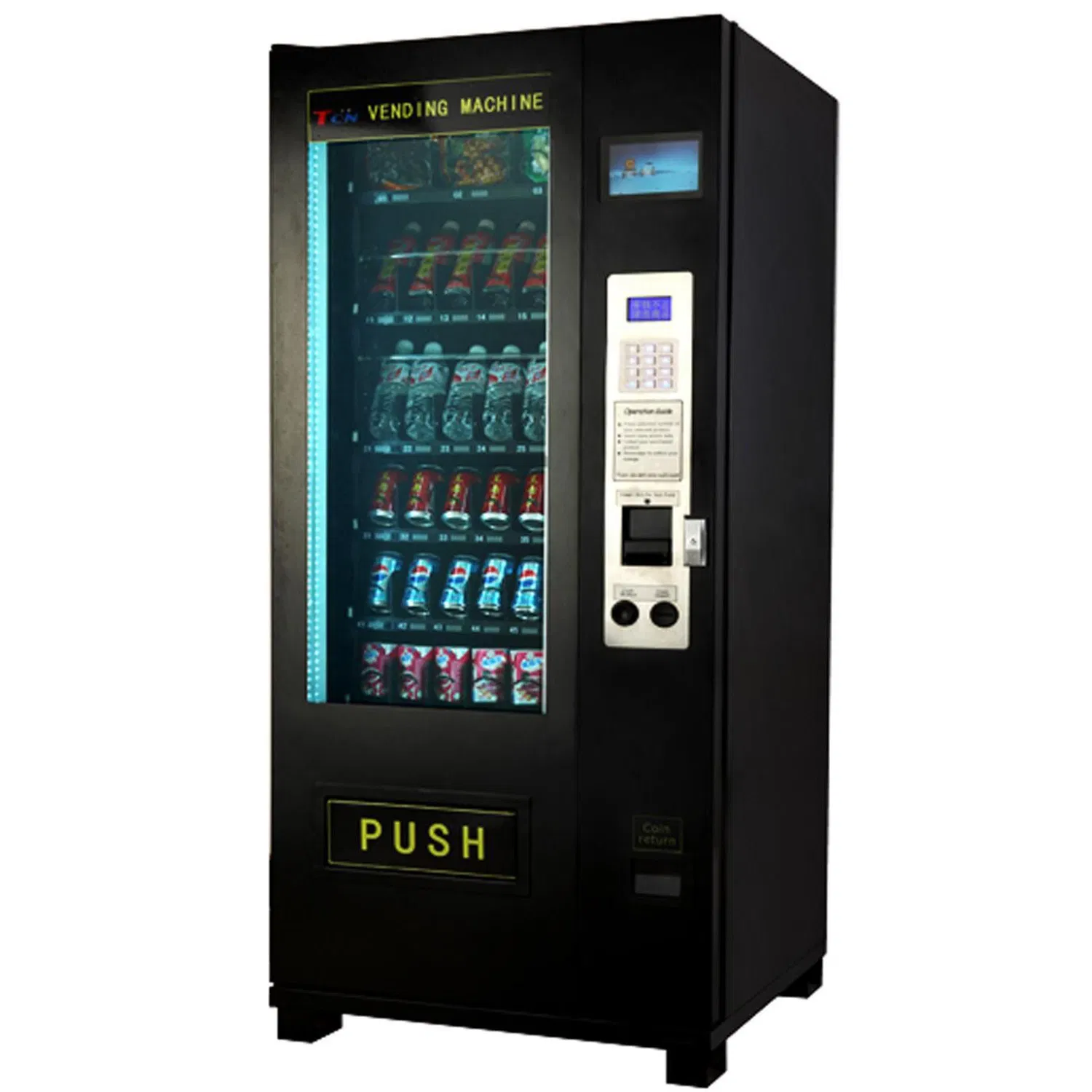 Customizable 24 Hours Vending Machine for Snacks and Drinks High Quality Automatic Dispenser