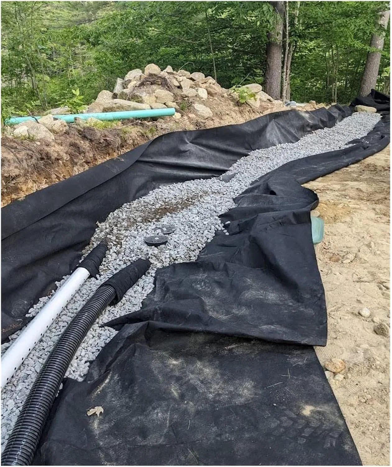 150g Non Woven Polyester Geotextile PP Fabric Geotextile