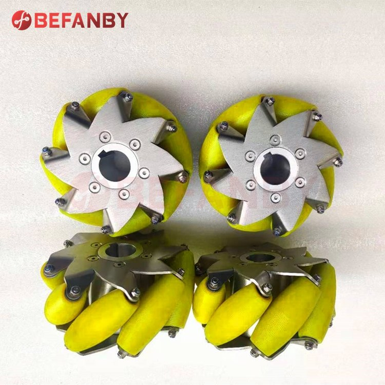 360 Degree 8 Inch Aluminum Alloy Factory Robot Mecanum Wheel