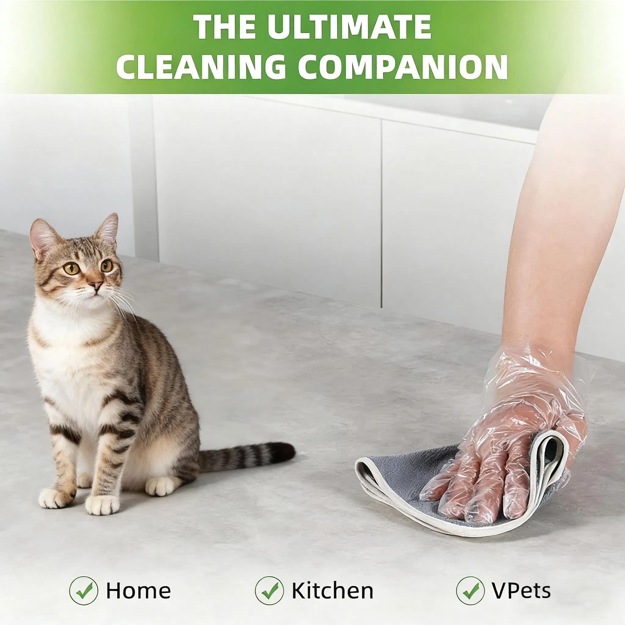 Disposable PE Gloves - Safe Hand Protector Disposable Gloves Kitchen Ware