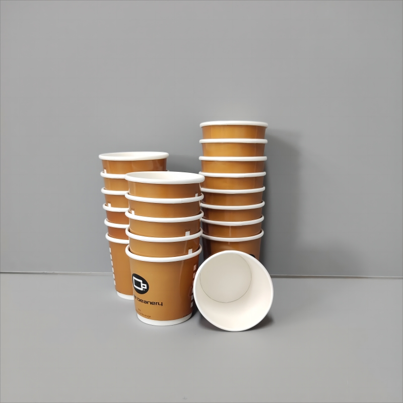 Бумажные стаканы с логотипом 8-22 унций