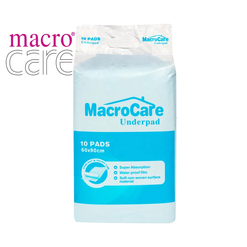 Macrocare Adult Personal Care Bed Pads Waterproof Incontinence Under Pad Disposable