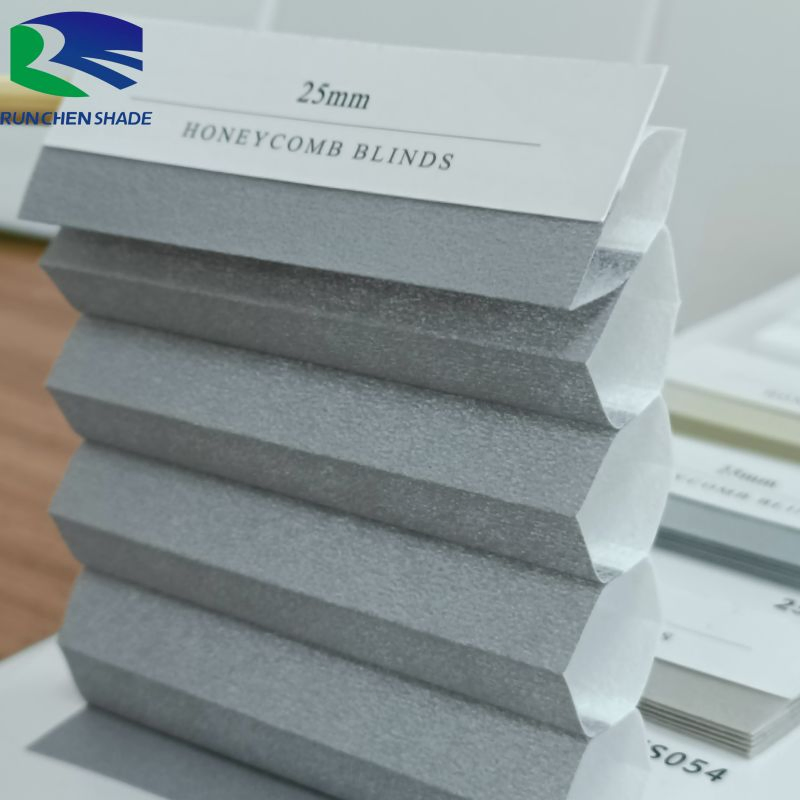 100% Blackout Waterproof Honeycomb Blinds Fabric Cellular Shades Pleated Non-Woven Fabric Shutters