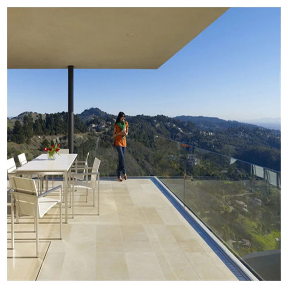 Prima Glass Railing Luxury Modern Design Style Stair U Channel Glass Railing