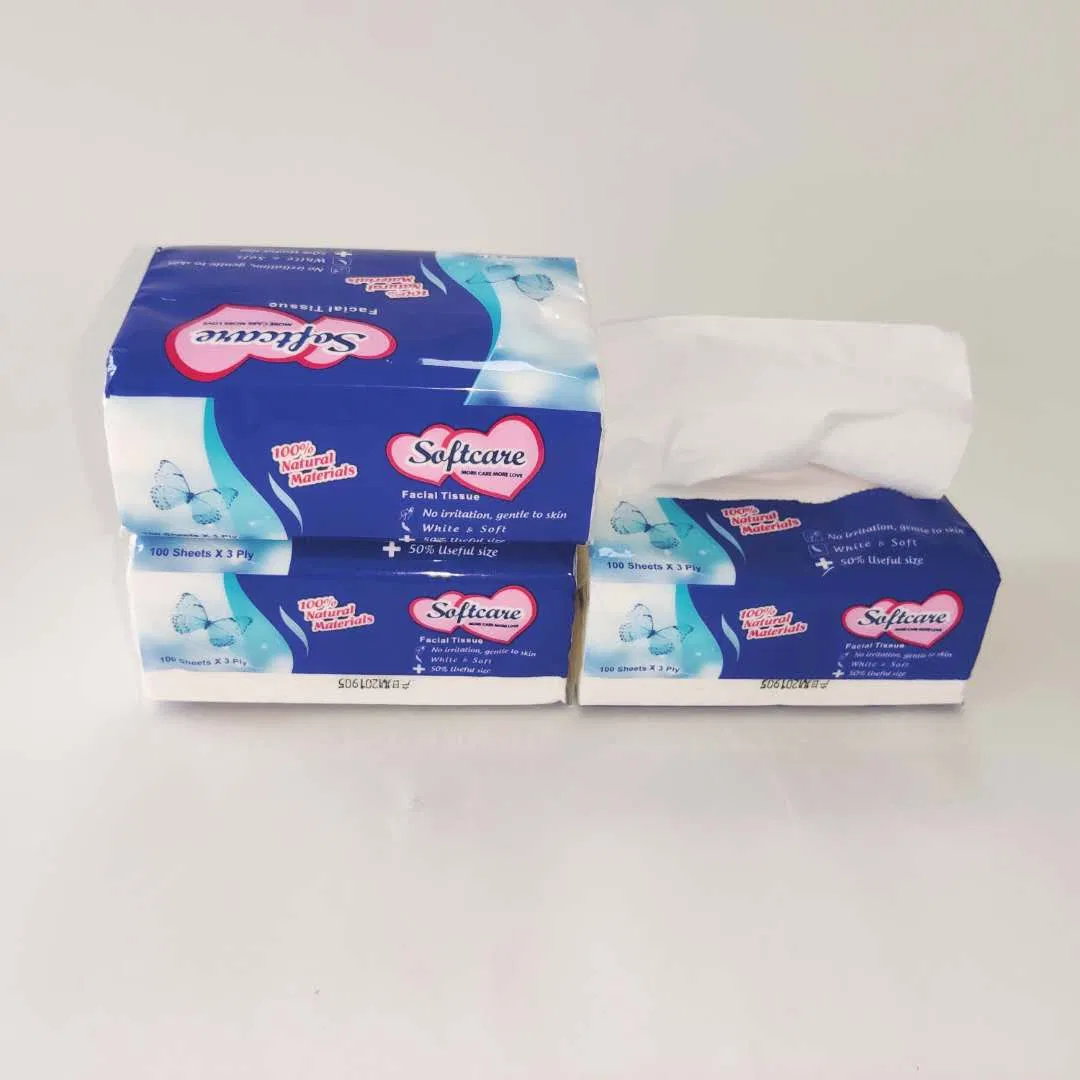 Hot Sale Super Soft Virgin Tissue Bag Facial Paper