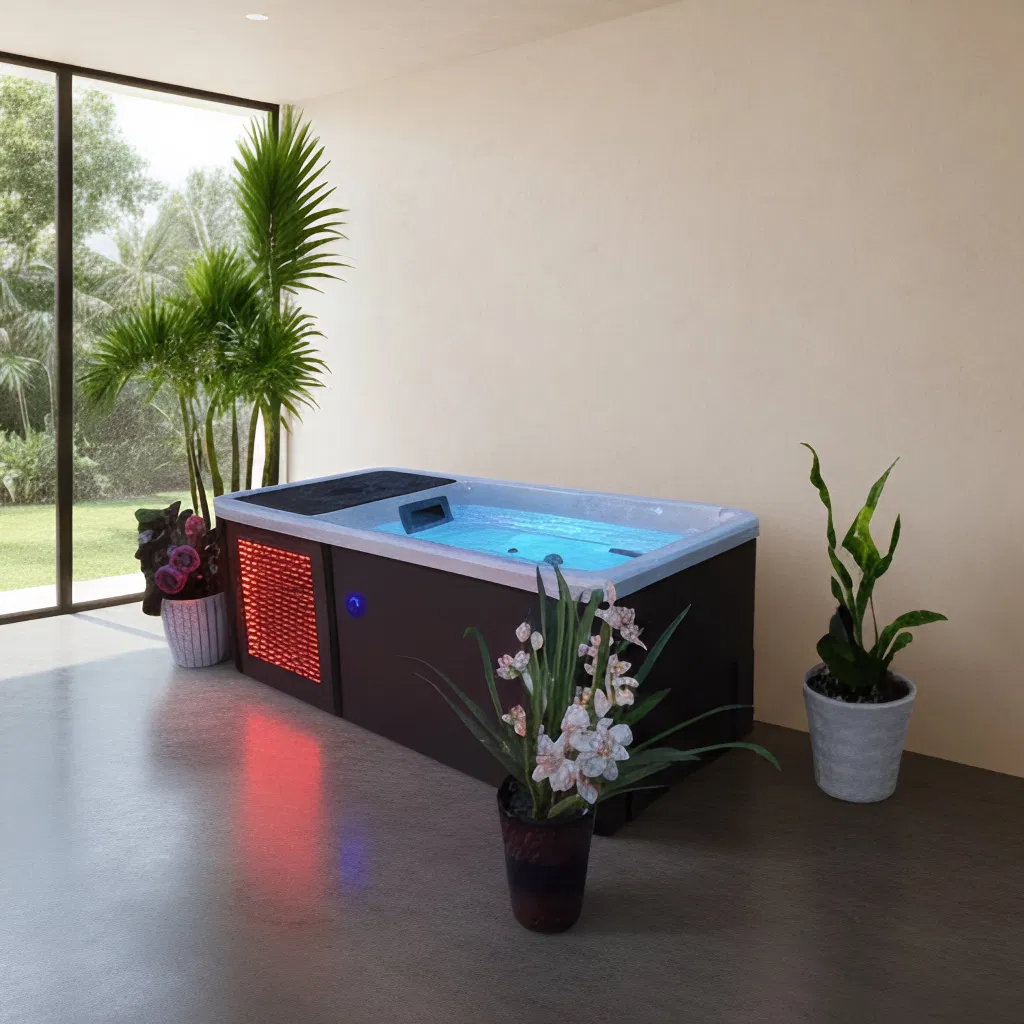 Premium 1 Seat SPA Pool Ice Tub Featuring Advanced Chiller Technology