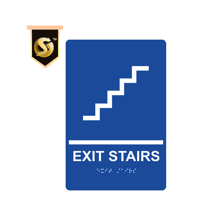 House Number Plaque Hotel Door Plate Tactile Signs Braille Display