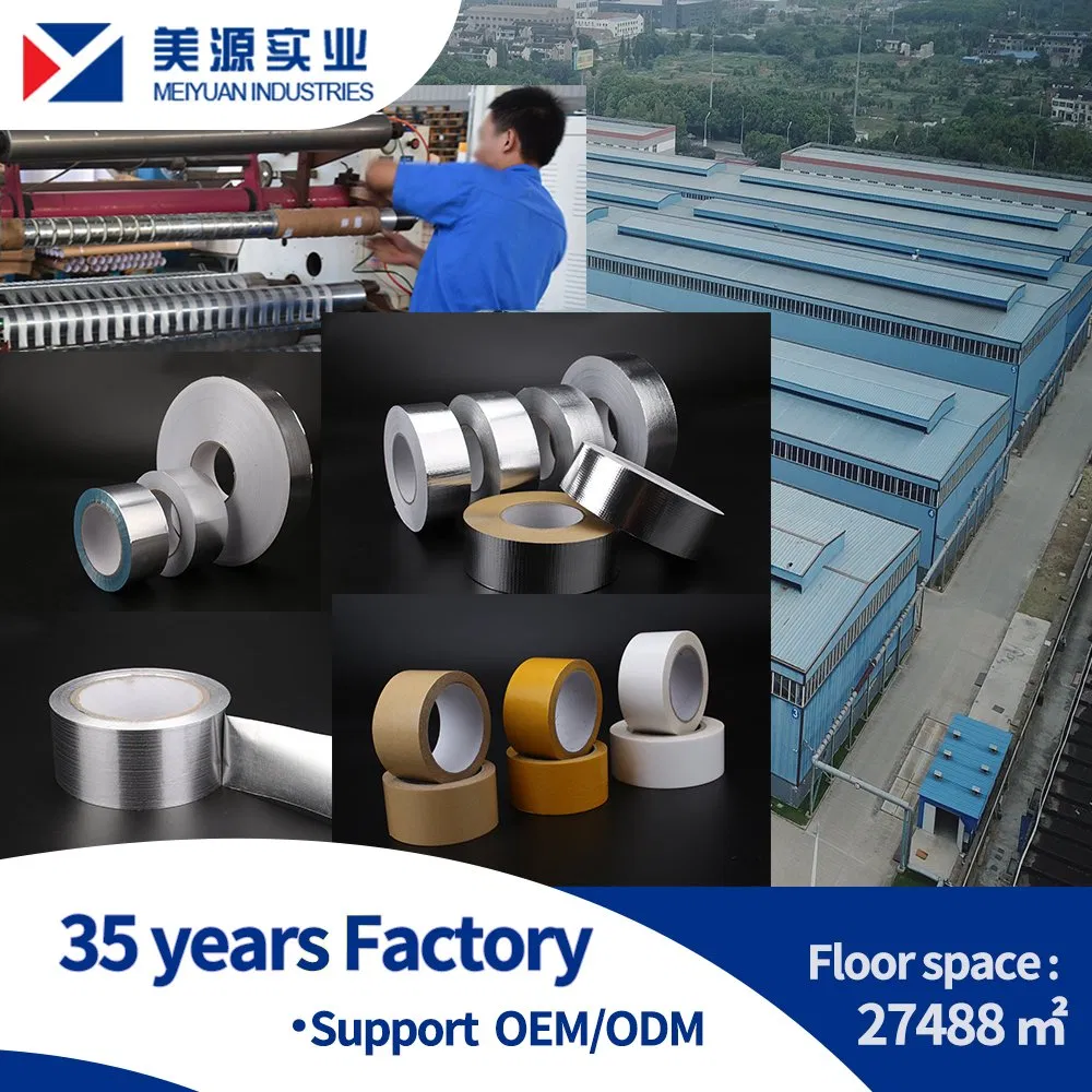 Recyclable Jumbo Aluminum Foil Tape Duct Tape HVAC Temperature Resistant Tape