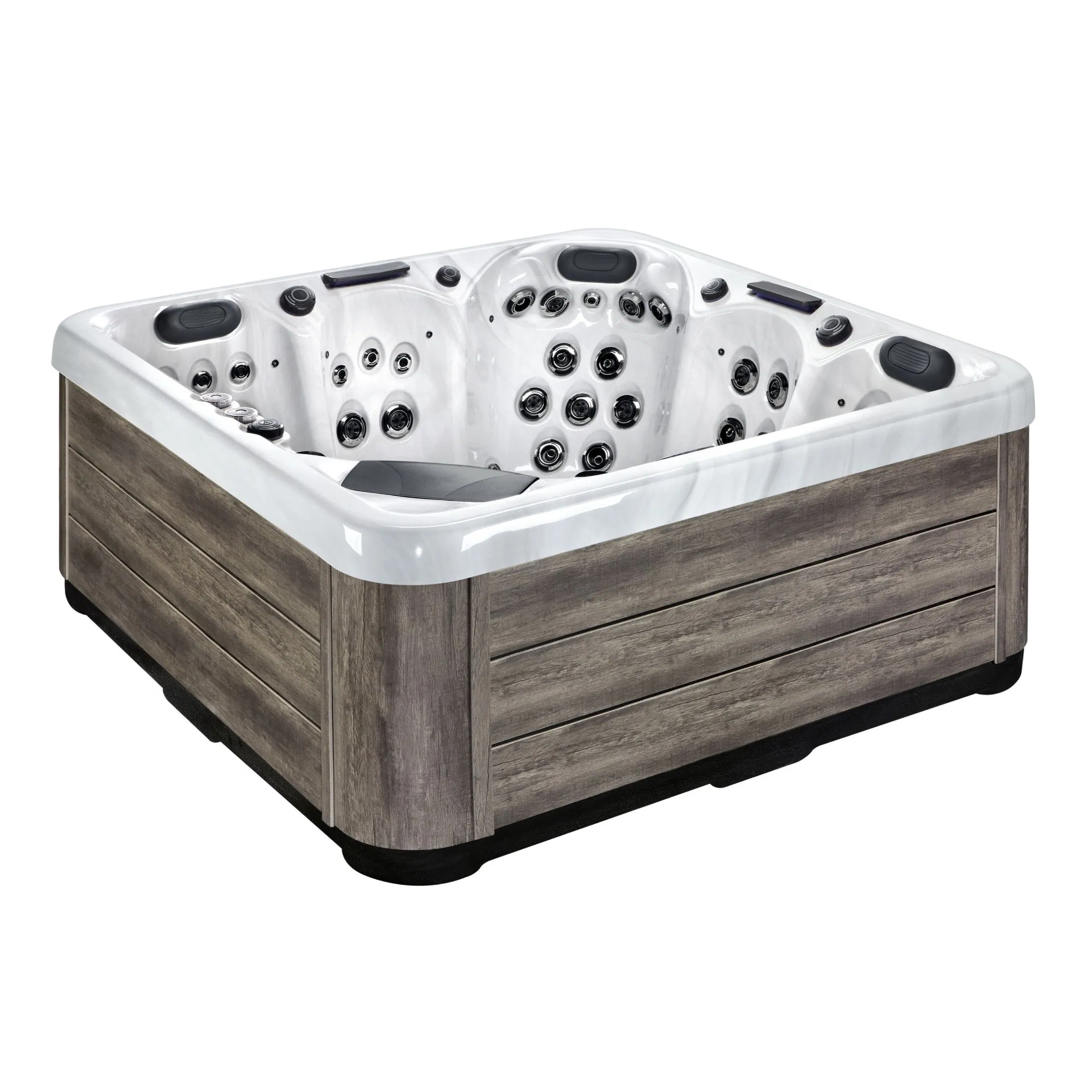 Угловая гидромассажная ванна Sunrans на 5 человек