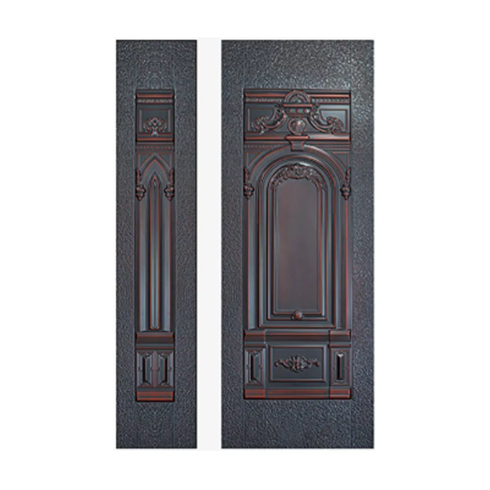 Embossed Metal Door Sheet Galvanized Steel Door Plates Panel Moulded Stamped Steel Door Skins