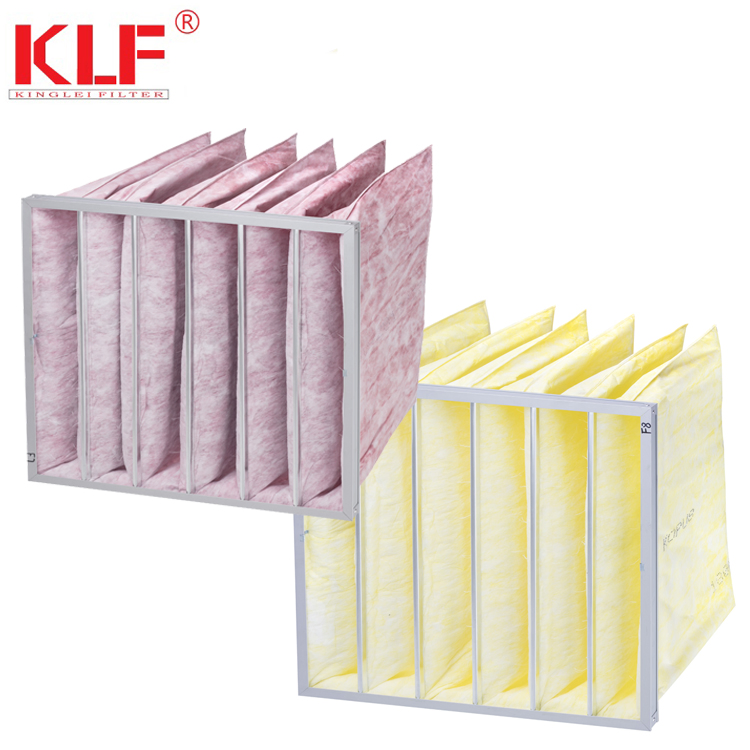 Customized Merv10-12 Pleated Ahu Pocket Bag Filter