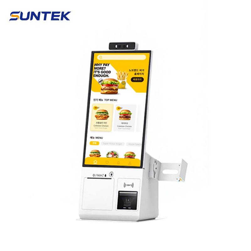 15.6 Inch Desktop Android & Windows System Terminal Suntek Self-Service Order & Payment Kiosk Check out