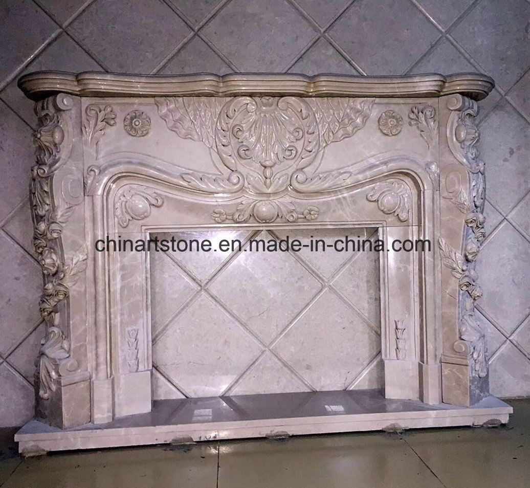 Marble Stone Fireplace