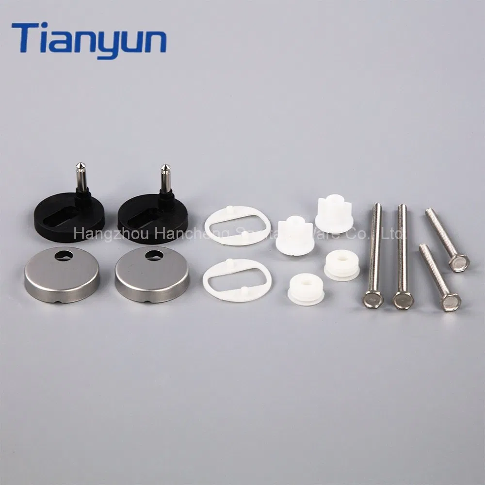 Adjustable Normal Stainless Steel Hinge 45mm Toilet Top Fixing for Soft Close Toilet Seat