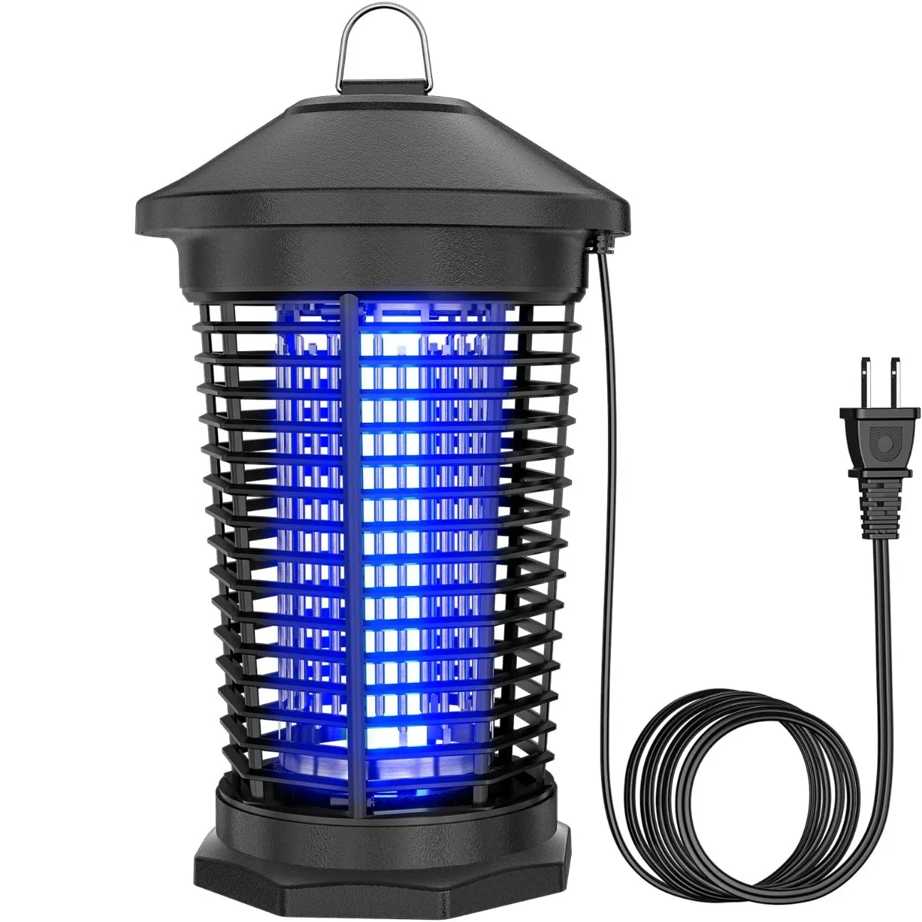 Eco-Friendly Electric Bug Zapper with Weatherproof Design for Garden Use