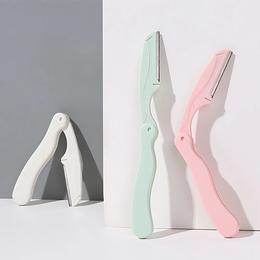 Hot Sale Fashion Facial Body Eyebrow Trimmer Wholesale Plastic Beard Face Eyebrow Razor Shaver