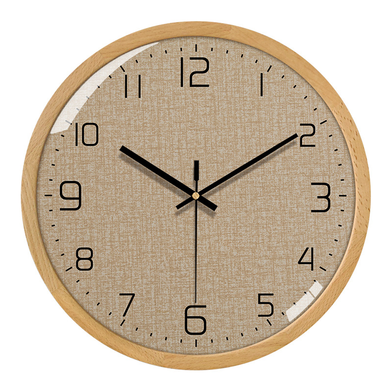 Best 12 Inches Analog Quartz Wooden Wall Clock for Home Decorated
