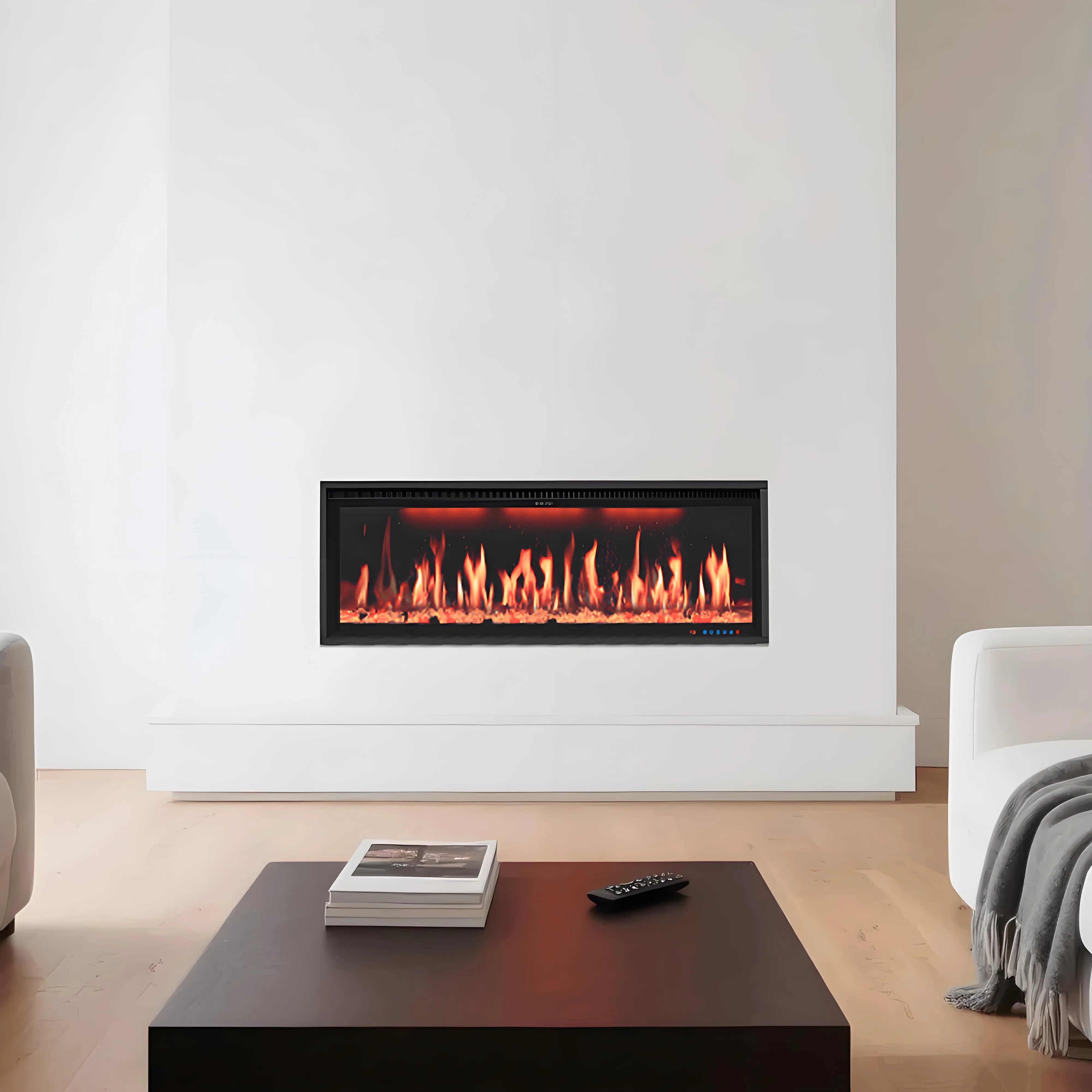 Top Quality Adjustable Screen Electric Fireplace Compatible for Living Room