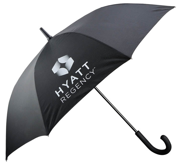 Hotel Black Quality Waterproof Umbrella