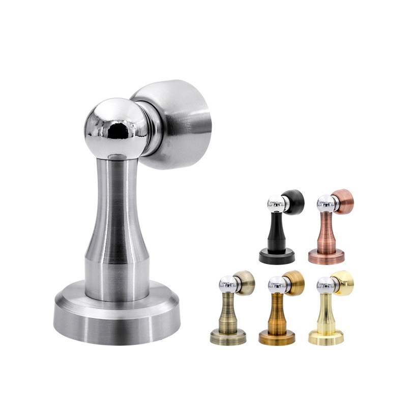 Thickened Stainless Steel Sliding Anti-Collision Door Draft Stopper for Wooden Door