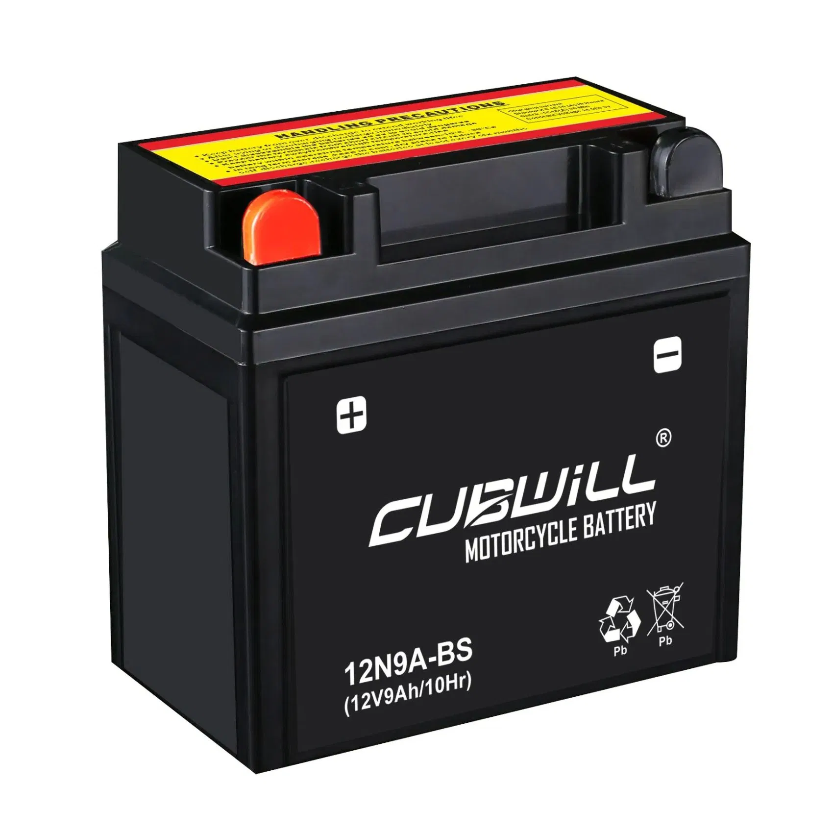 Аккумулятор 12V 9Ah 12N9A-BS для мотоциклов и скутеров