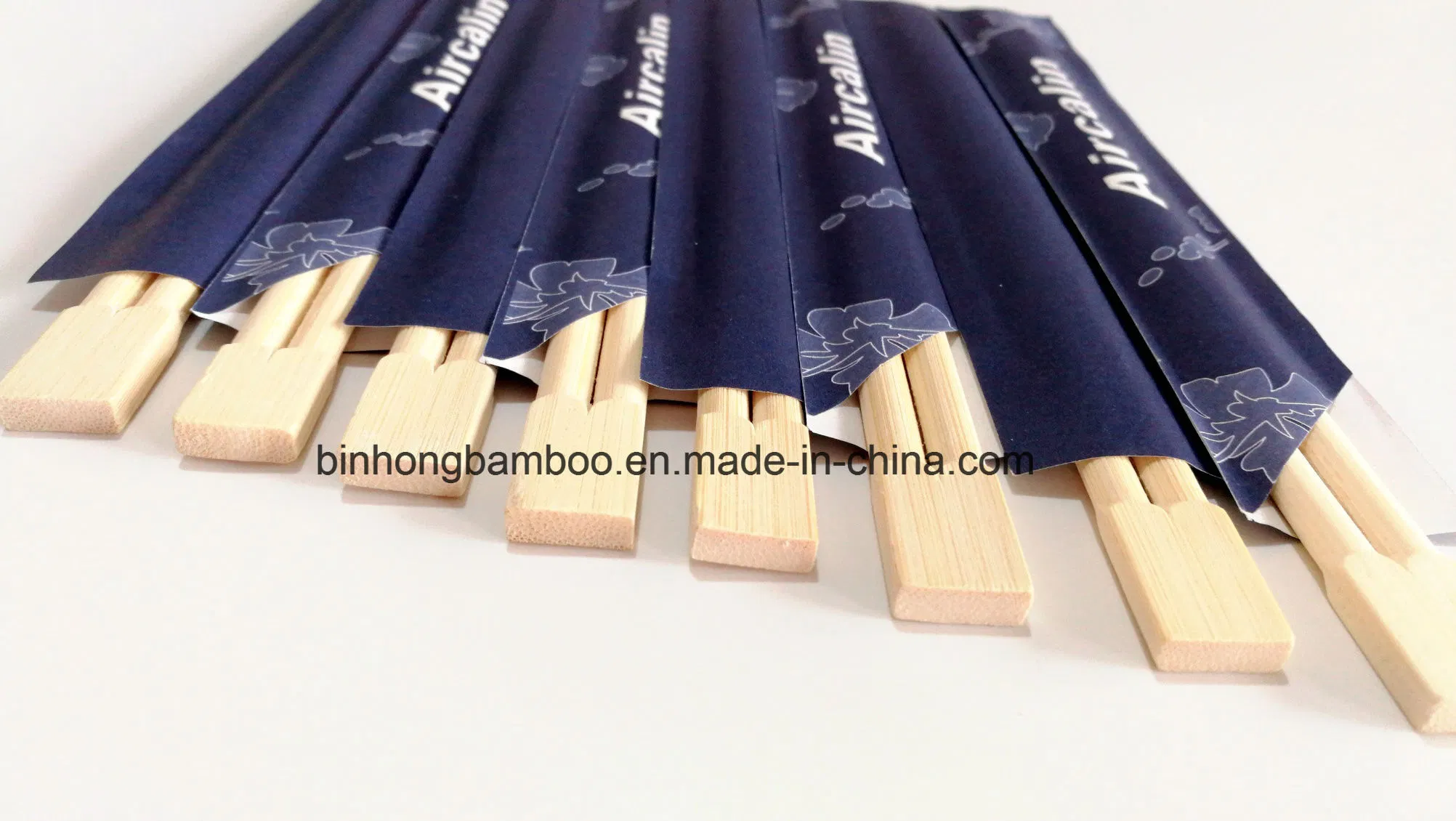 9" Twins Bamboo Chopsticks with Customsize Print Logo