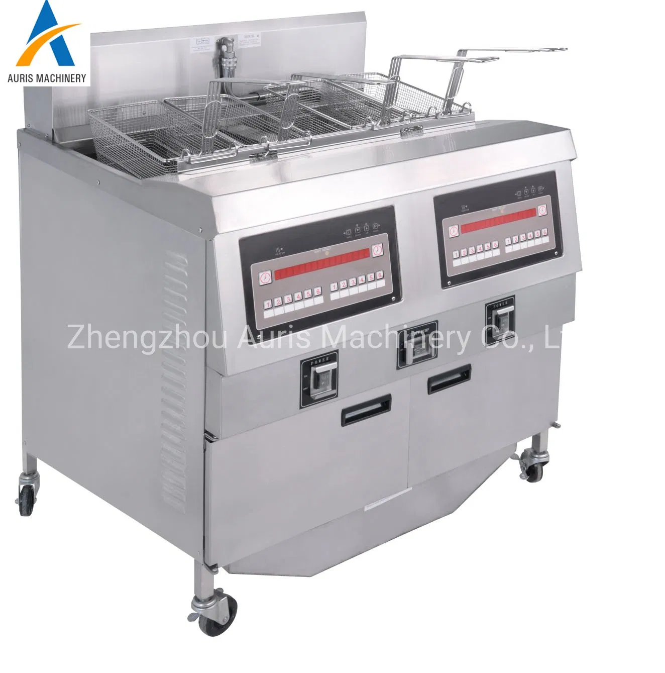 Industrial Gas Automatically Lift Open Frying Machine Electric Deep Fryers Fryer Machine with Basket