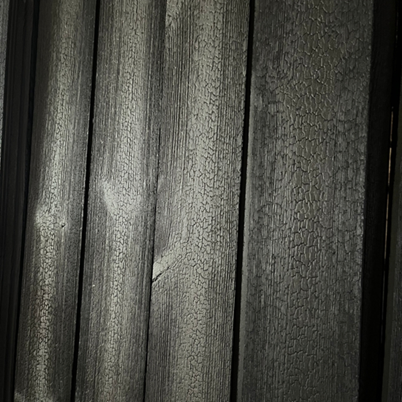 Factory Direct Outdoor Anti-Corrosion Solid Wood Deep Carbonized Thermally Treated Wood Shou Sugi Ban Decorative Exterior Burnt Charred Wall Panels