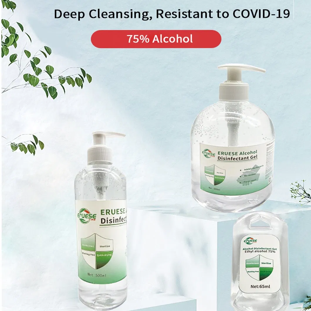 No Rinse Instant Disinfect Effective Sterilization 75% Alcohol Hand Sanitizer Gel