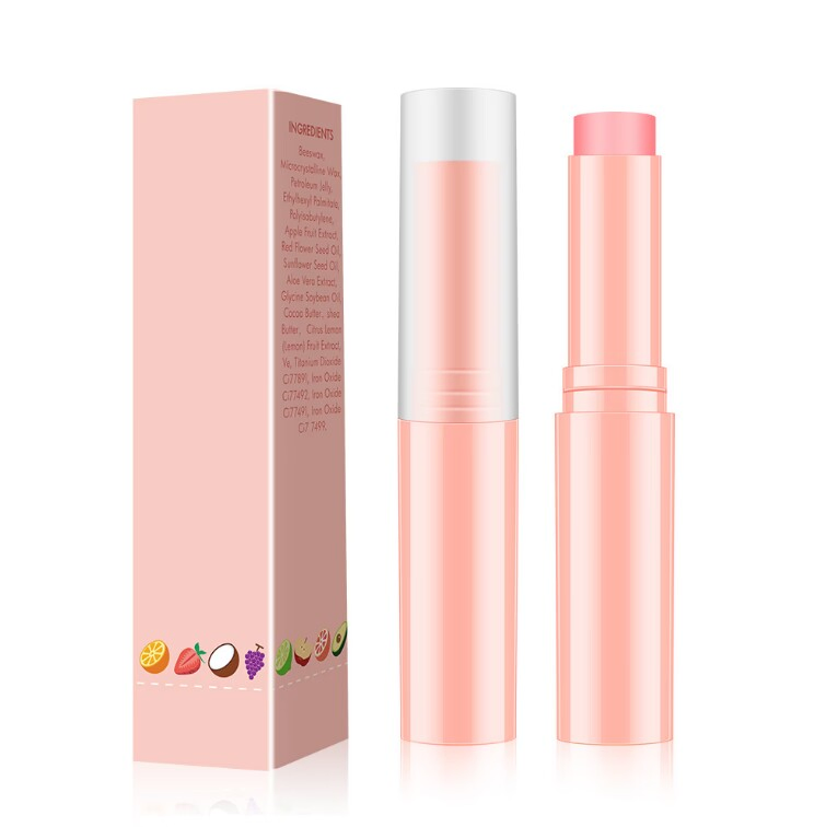 Fruit Flavor Moisture Makeup 5 Colors Vegan Mini Lip Balm