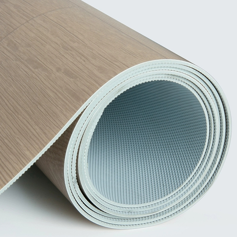 Linoleum Flooring PVC Vinyl Rolls Anti-Slip Wear Resistant Easy Adhesive Installation Floor Leather 2mm Floor Coverings