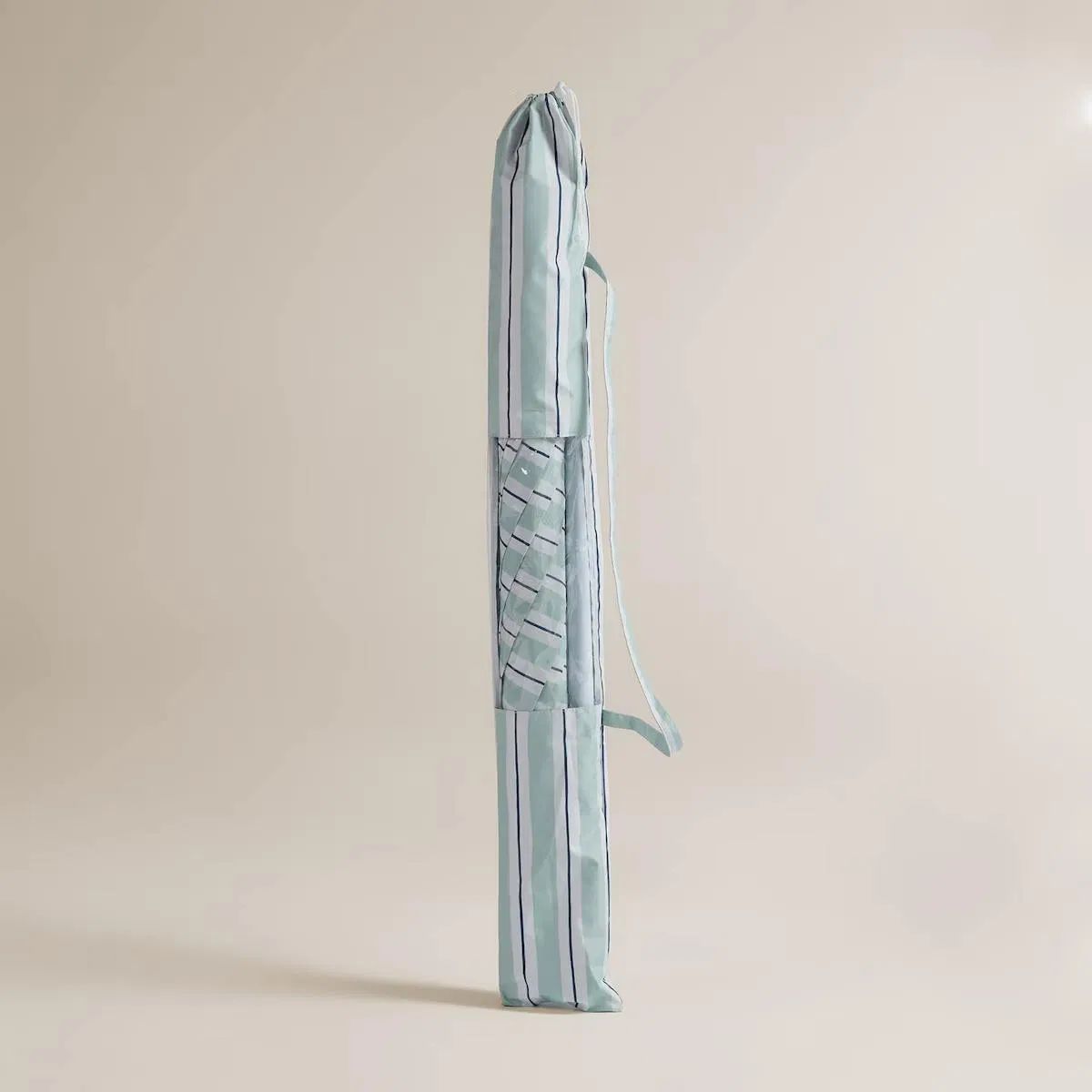 Пляжный зонт 200 см с полосами, водоотталкивающий, с сумкой