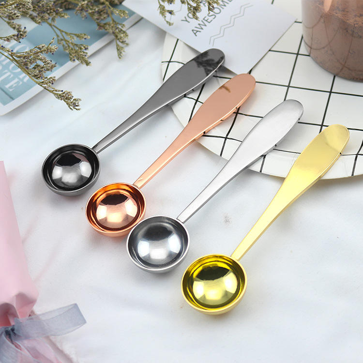 Kitchen Accessories Stainless Steel Measuring Spoon 2.5ml 5ml Coffee Scoop Tea Scoop Milk Powder Coffee Spoon Scoop