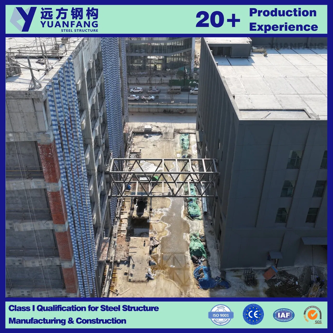 Hot Sale Economical Steel Structure Corridor and Canopy / Awning