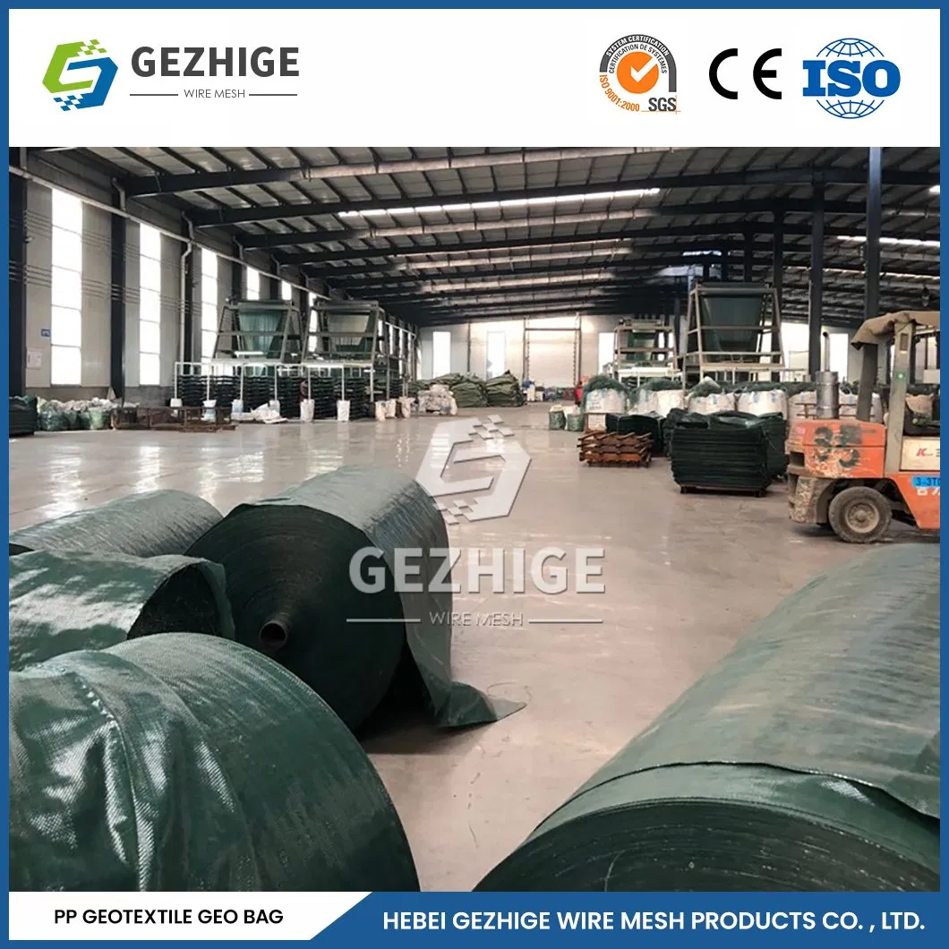 Gezhige PVC Coated Galvanized Hexagonal Wire Netting 2.0*0.5*0.5m Square Hole Galvanized Gabion Basket China Corrosion Resistant Polypropylene Gabion Bag