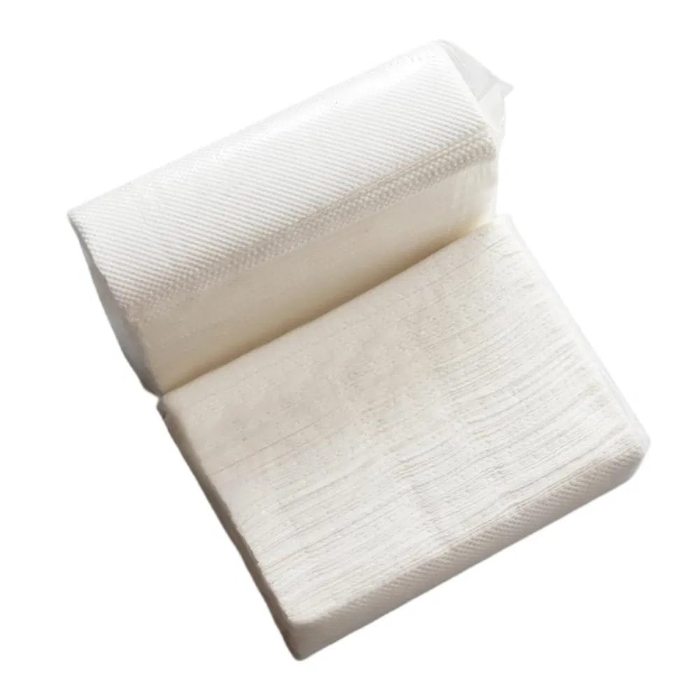 2-Ply Premium Multifold Paper Towel Cheapest Embossed Big Pack Hand Towel for Medical