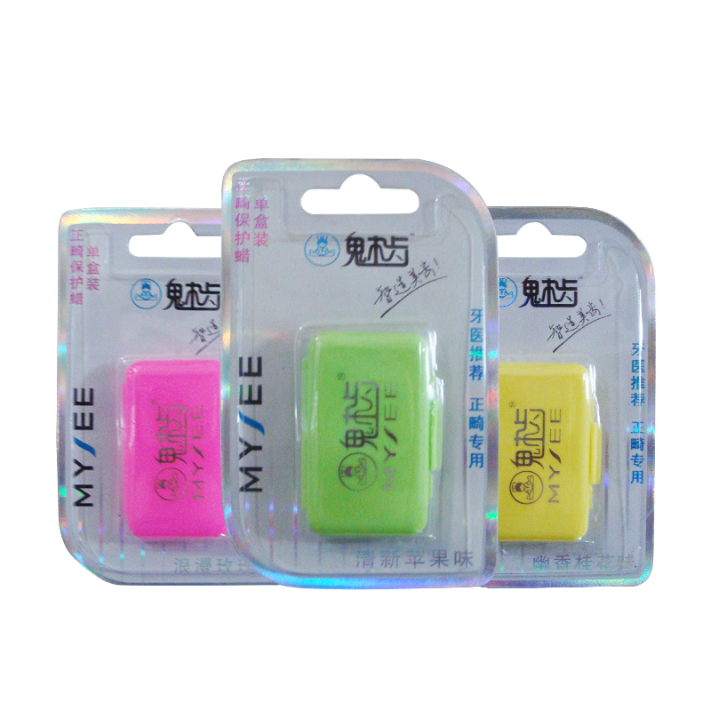 Premium Orthodontic Bracket Relief Wax in Assorted Colors and Flavors