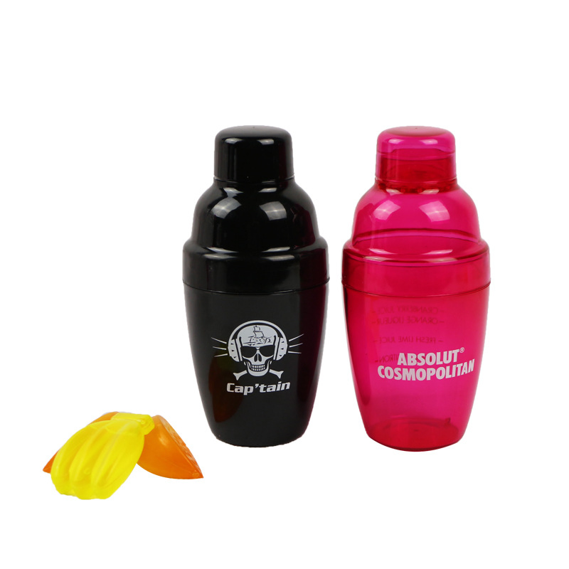 Шейкер для коктейлей пластиковый с логотипом