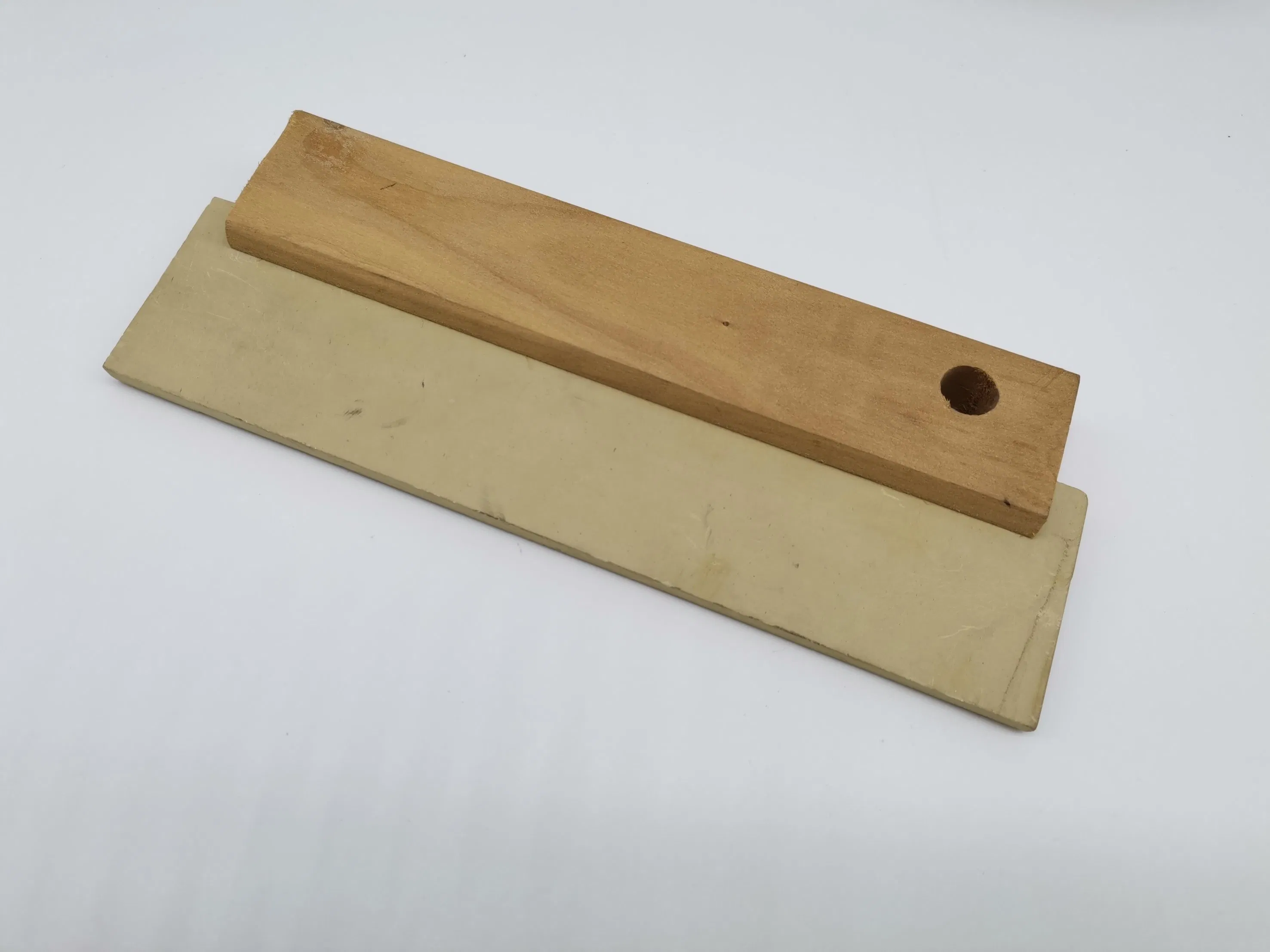 Plastering Tool Rubber Scaper with Wooden Handle Putty Knife