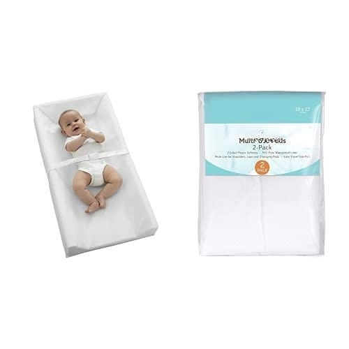 Soybean Comfort 3-Sided Waterproof Contoured Baby Diaper Changing Table